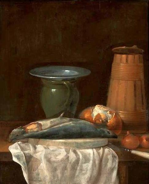 Charles Philips Simple meal oil painting image